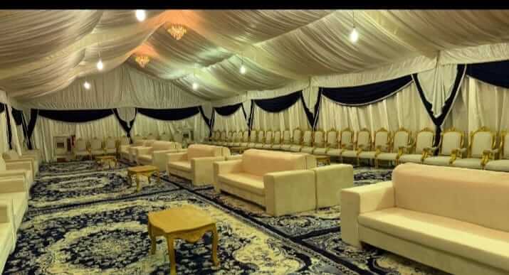 مدخل خيمة عزاء